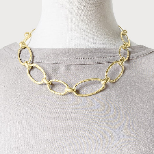 Oval Ring Necklace