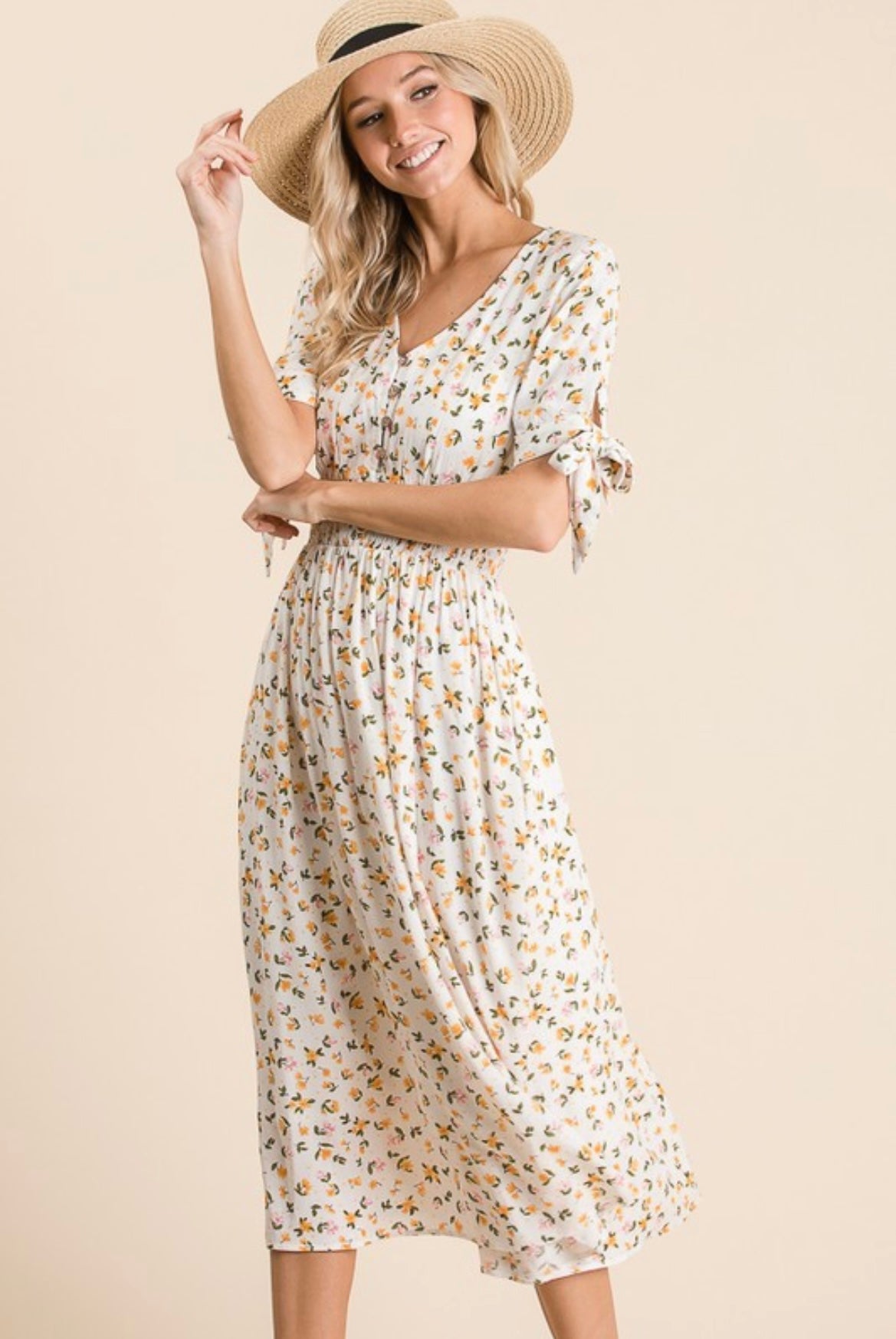 Floral Midi Dress