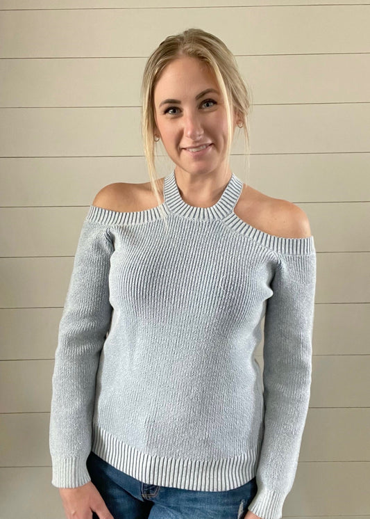 Cut-Out Sweater