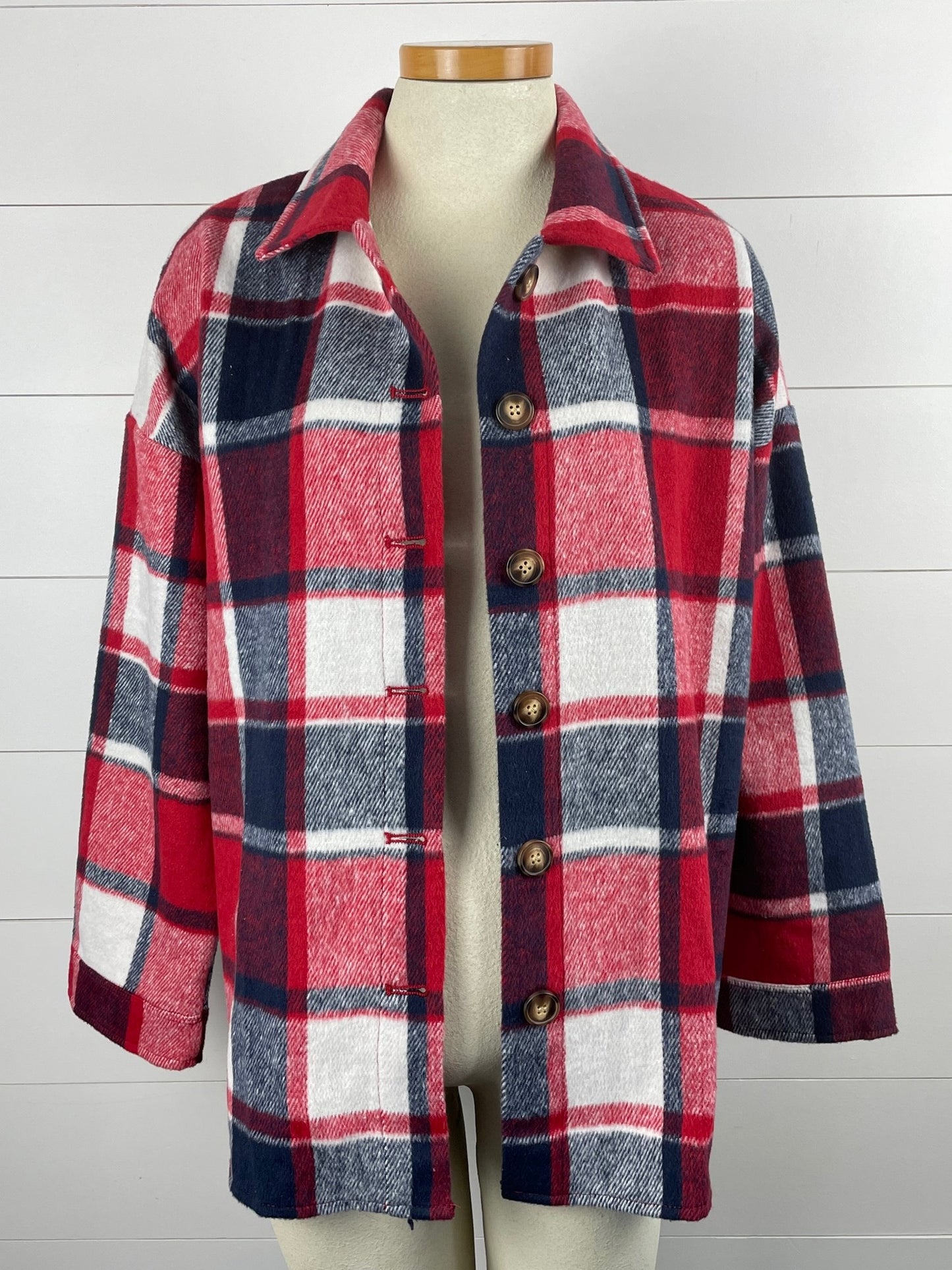 Red Plaid Shacket